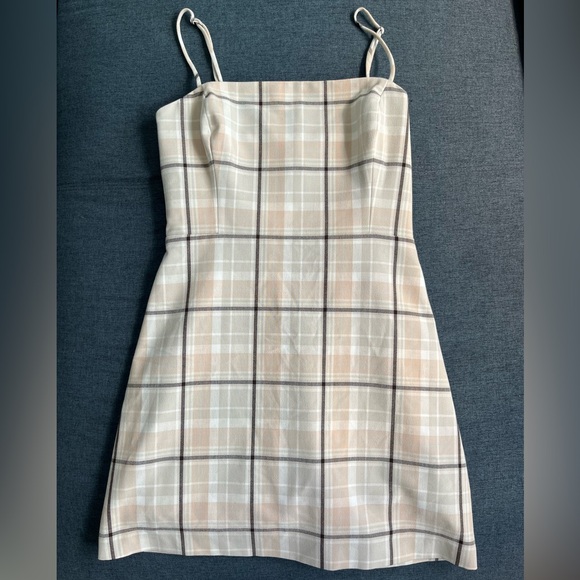 Wilfred Plaid Classic Mini Dress | S - Picture 5 of 11